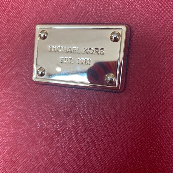 Michael Kors Red Laptop Bag - Picture 2 of 5